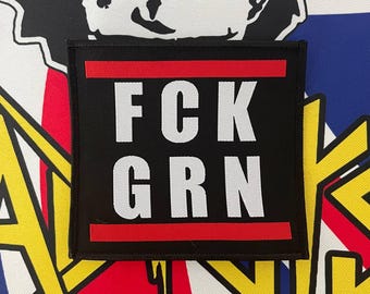 FCK GRN Patch - Green