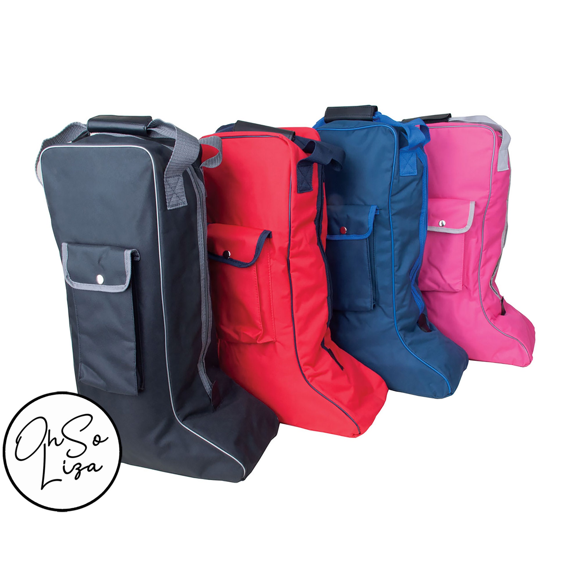 Personalised Long Riding Boot Bag With Jumping Horse Design Etsy UK