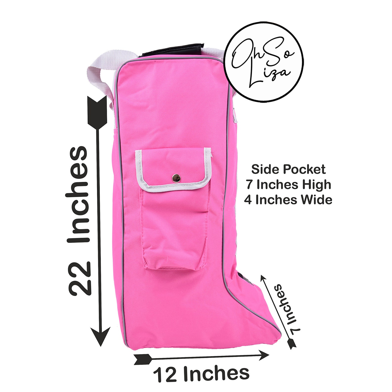 Personalised Long Riding Boot Bag With Jumping Horse Design Etsy UK