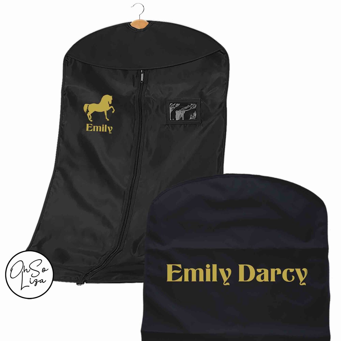 Personalised Horse Garment Bag Perfect Gift For Horse Lover Etsy