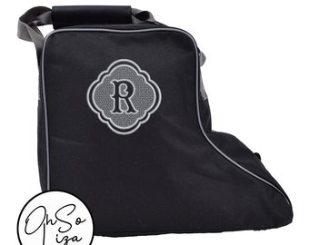 Personalised Equestrian Paddock Boot Bag - Field Boot Bag - Embroidered Horse Design - Children's Boot Bag - Barn Gift - Short Boot – Custom