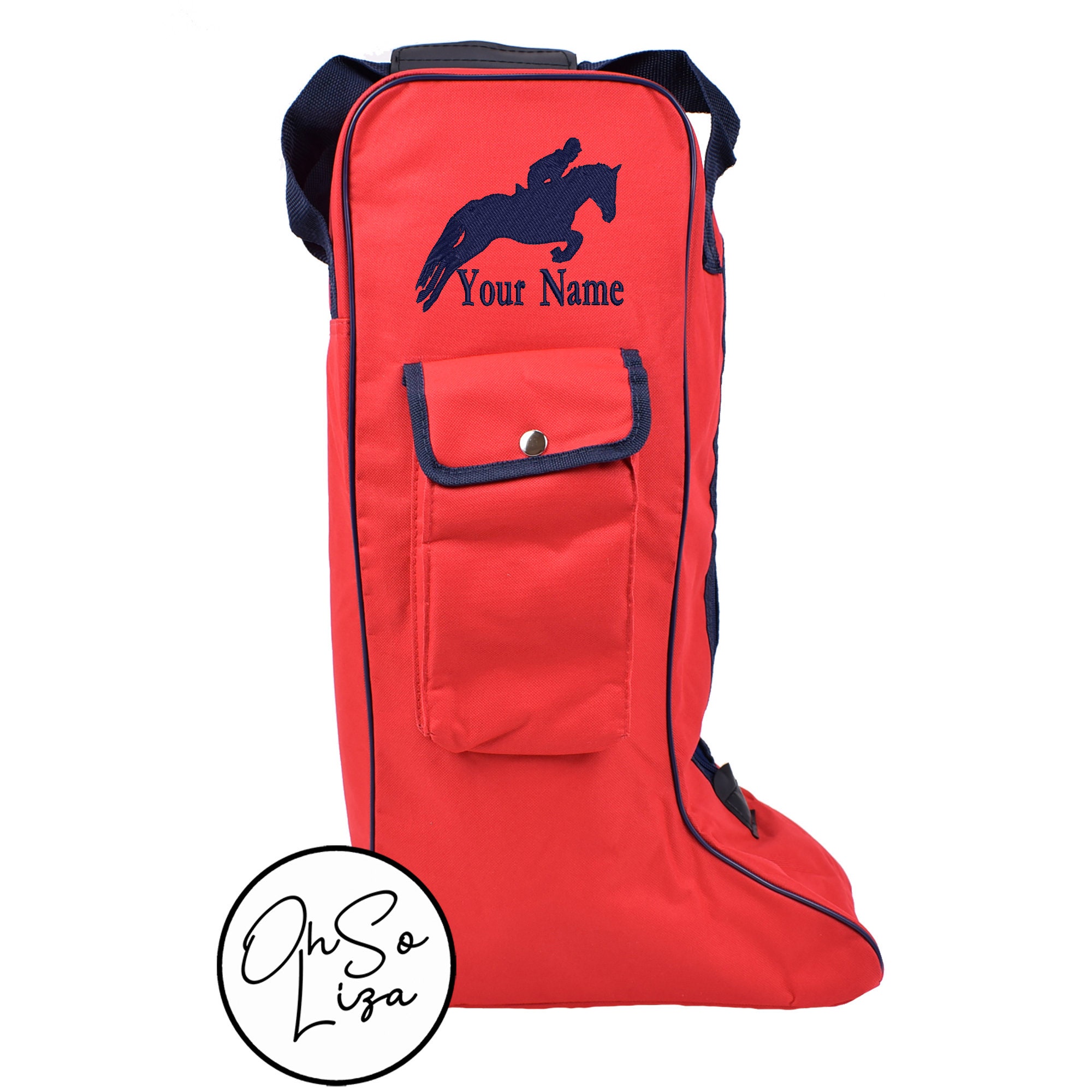 Personalised Riding Long Boot Bag Perfect Gift For Horse Etsy