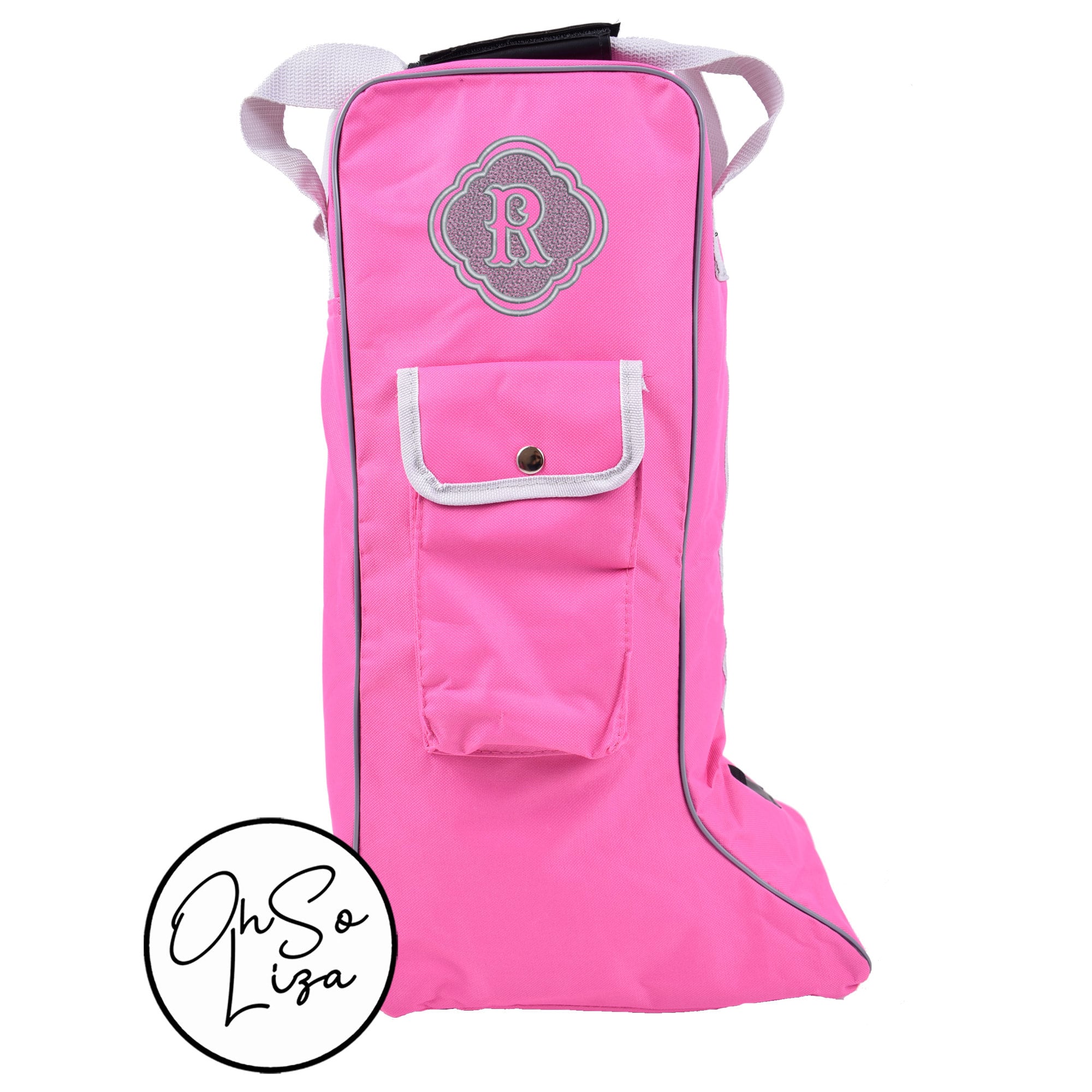 Personalised Long / Tall Riding Boot Bag With Embroidered Etsy UK
