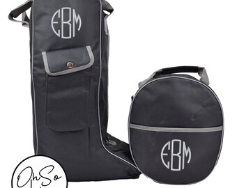 personalised riding hat bolsa