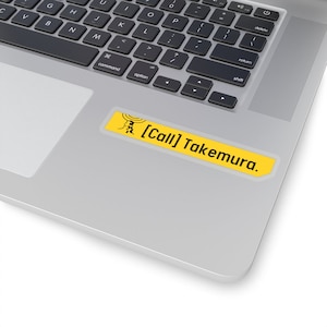 Call Takemura Cyberpunk game sticker