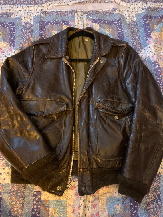 1970s men’s leather jacket
