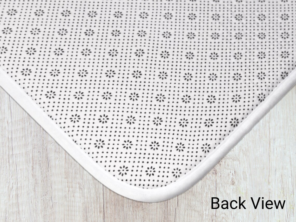 Yellow Bath Mat Striped Memory Foam Bath Mats Cute Small Etsy