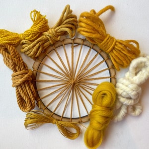 Mini Circular Loom Kit - Golden - Weaving Activity