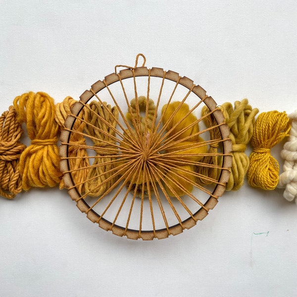 Round Weaving Loom Etsy