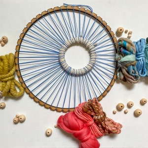 Circular Loom Kit - Weaving - Large Sand and Sun