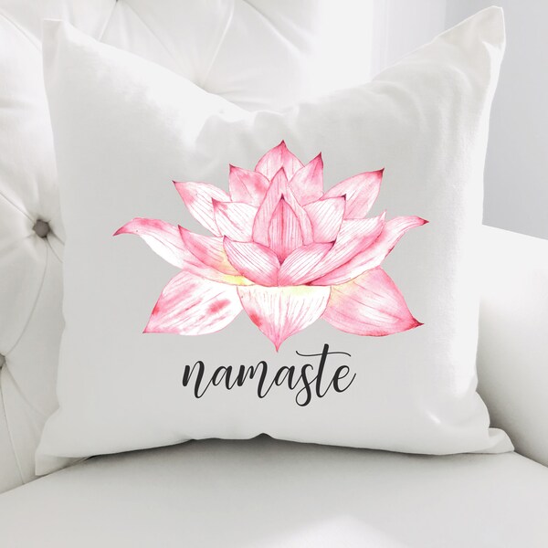 Lotus Flower Pillow Etsy