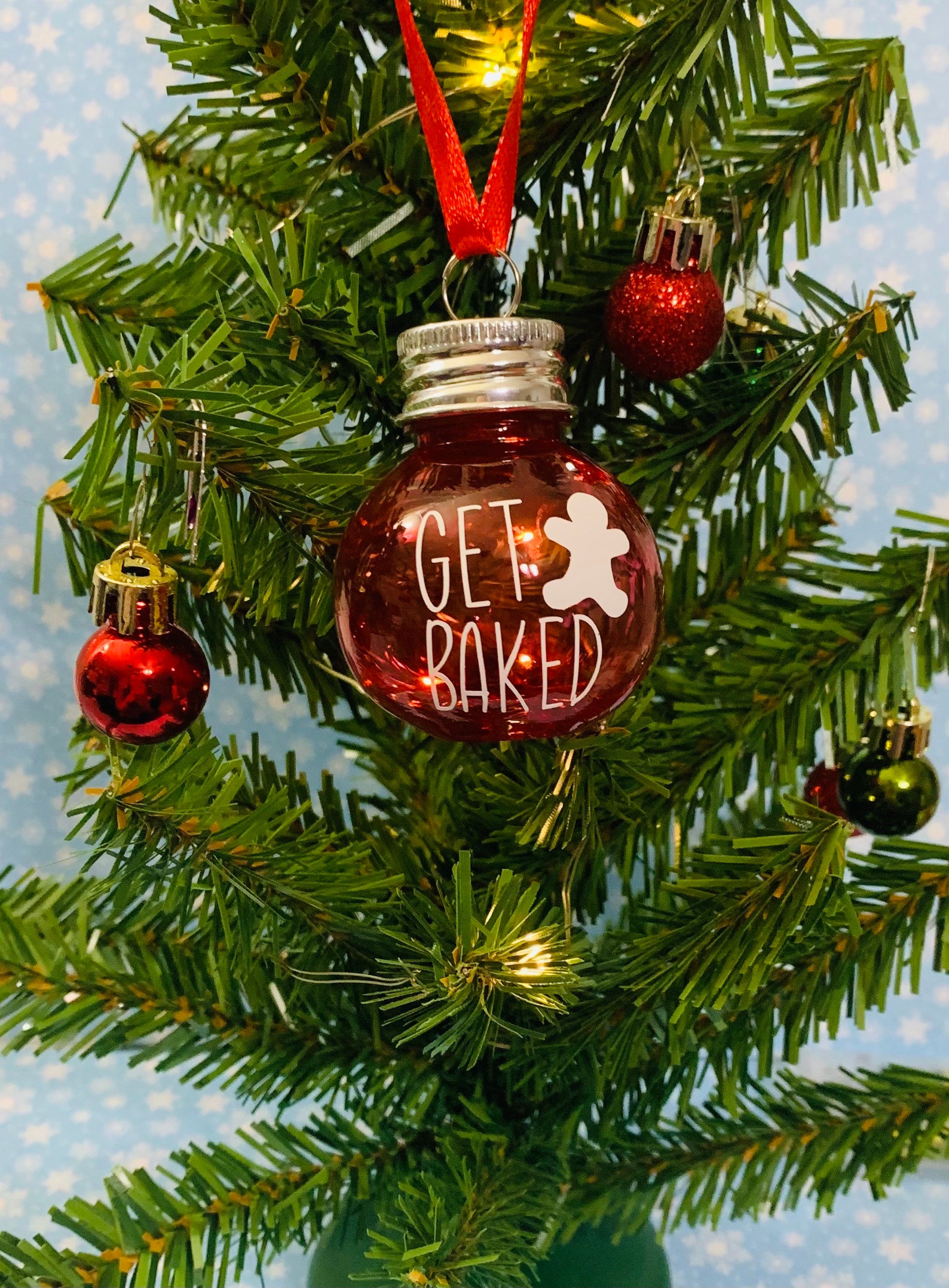 Christmas Ornament Shot Glasses Etsy