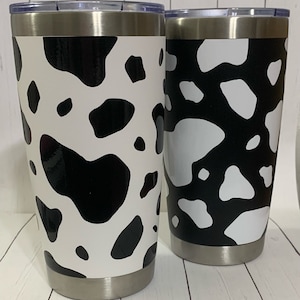 Cow Print Stainless Steel Tumbler