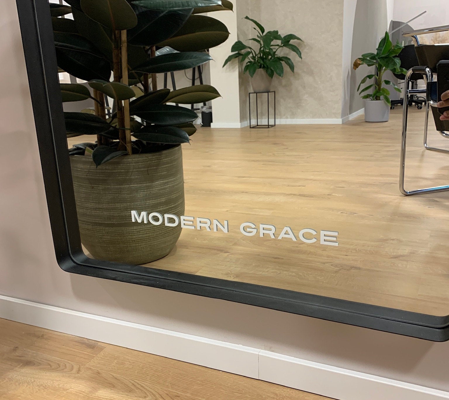 Decalcomania Personalizzabile Per Finestre Di Palestra / Nome - Foto 2