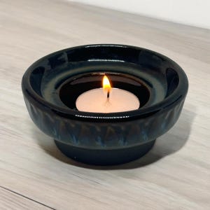 Vintage Cute Little Søholm Denmark Stoneware Tealight Candle Holder