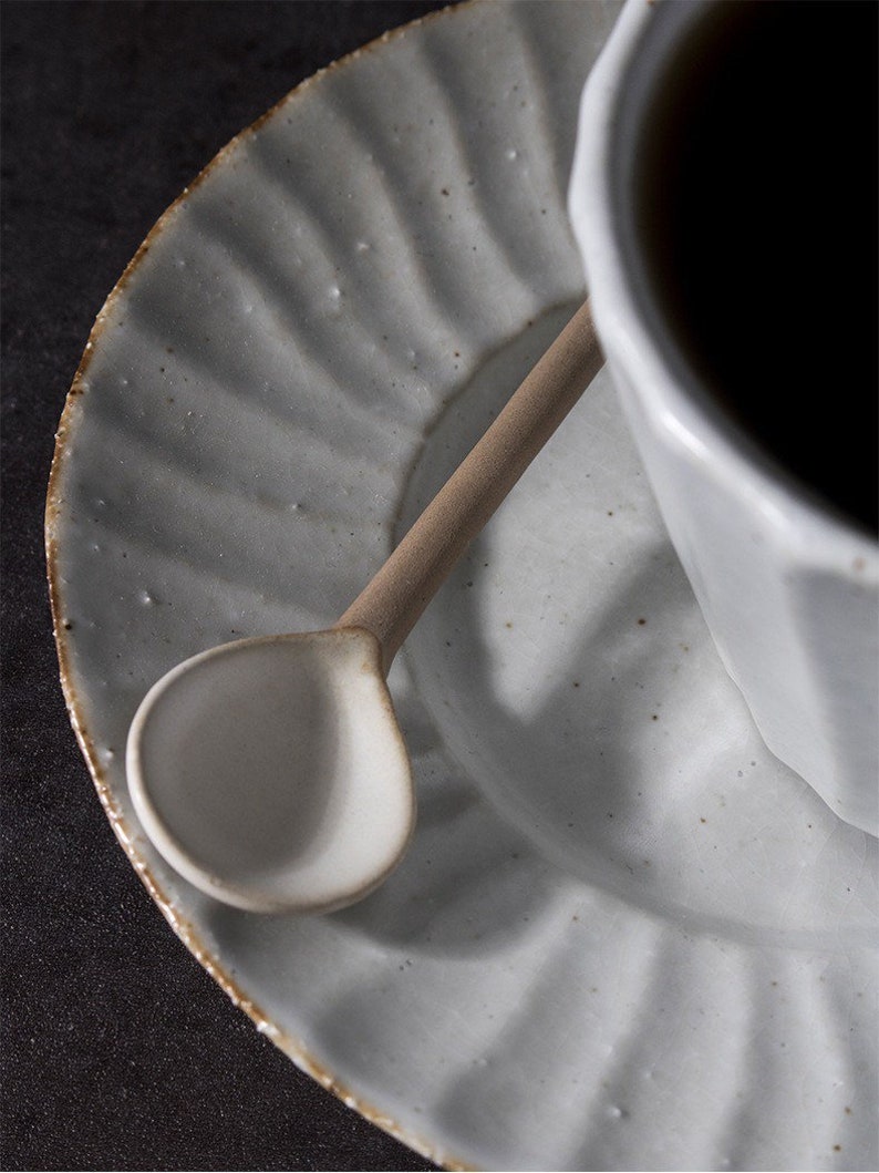 Handmade Ceramic Small Coffee Spoon Gift Etsy