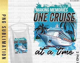 Family Cruise Vacation PNG: Making Memories Design (Digital Download)