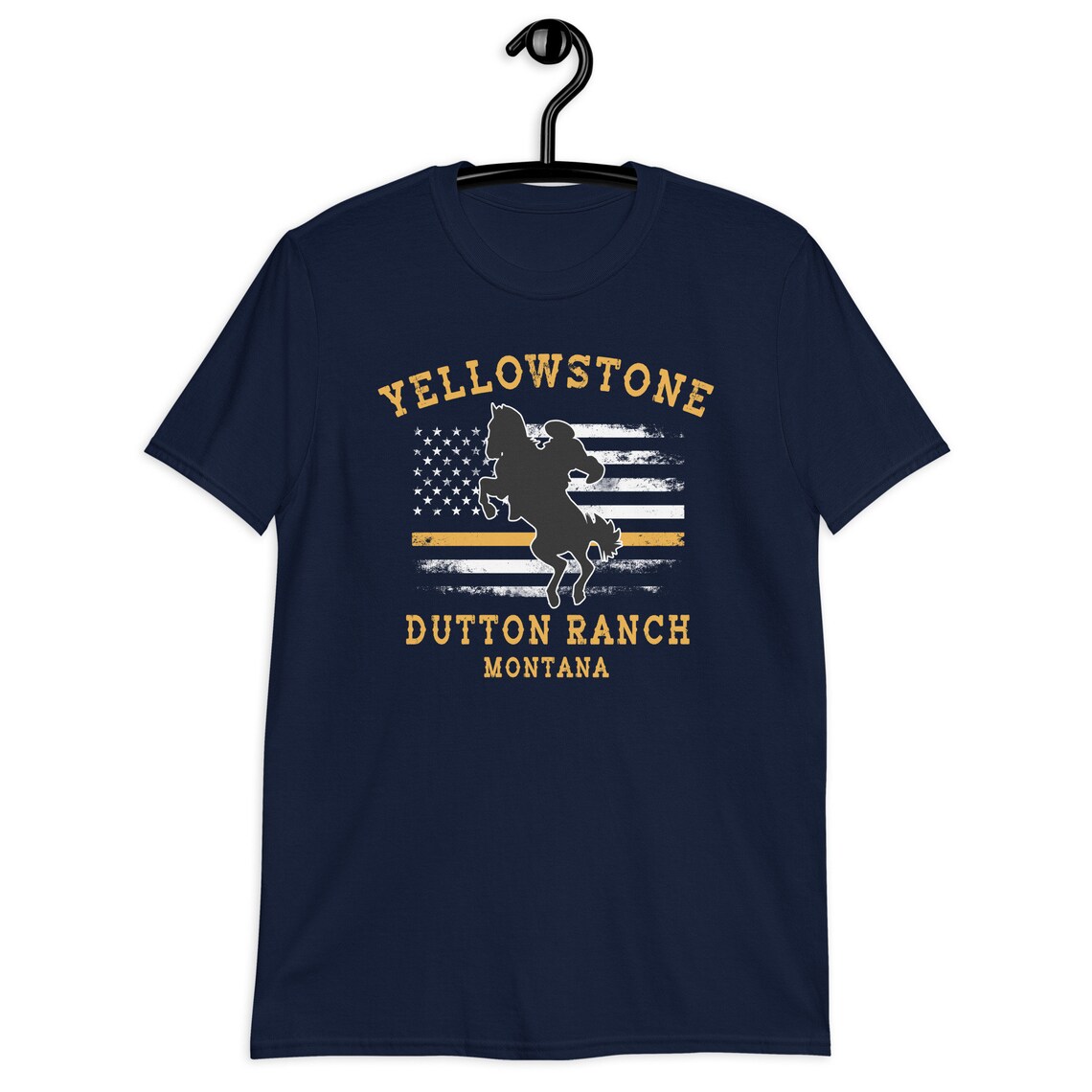 Yellowstone Flag Tshirtyellowstone Dutton Ranchyellowstone Etsy