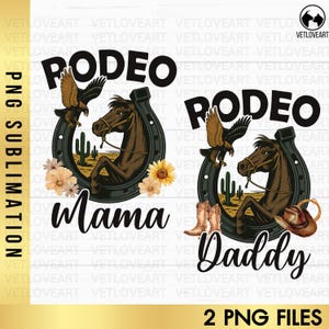Rodeo Mama PNG,Western Birthday Png,Cowboy Birthday,Western Mama,Rodeo Family,Mother&#39;s Day Gift,Gift for Mom,Rodeo Daddy Png,Western Daddy