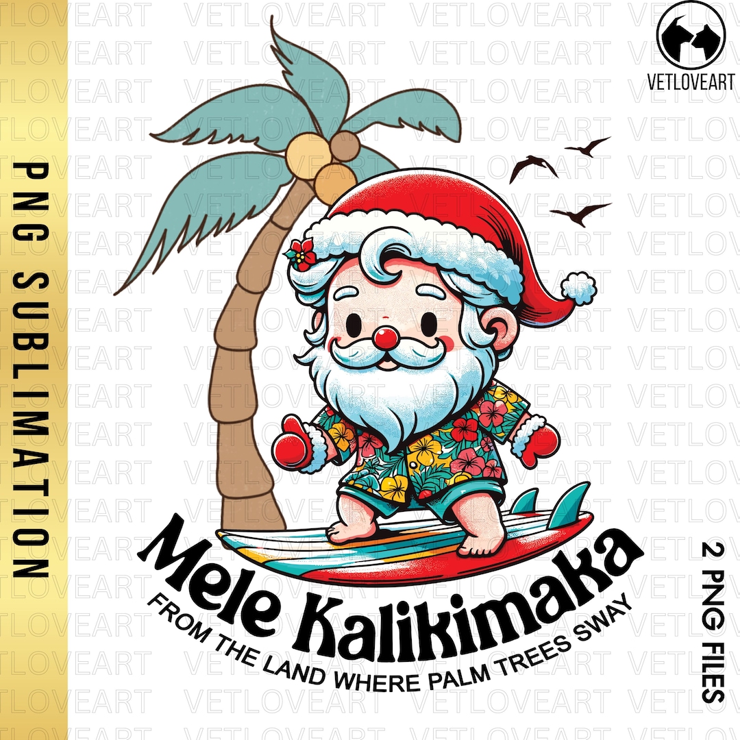 Mele Kalikimaka ハワイアン ローカル　サンタクロース Mele Kalikimaka: Hawaiian Santa Claus Notebook : Ma, Sophia