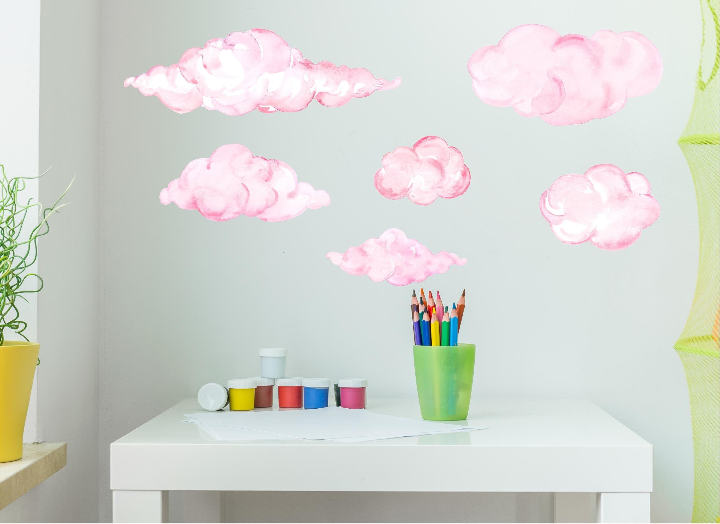 Clouds for nursery cloud wall decal wall stickers baby Etsy
