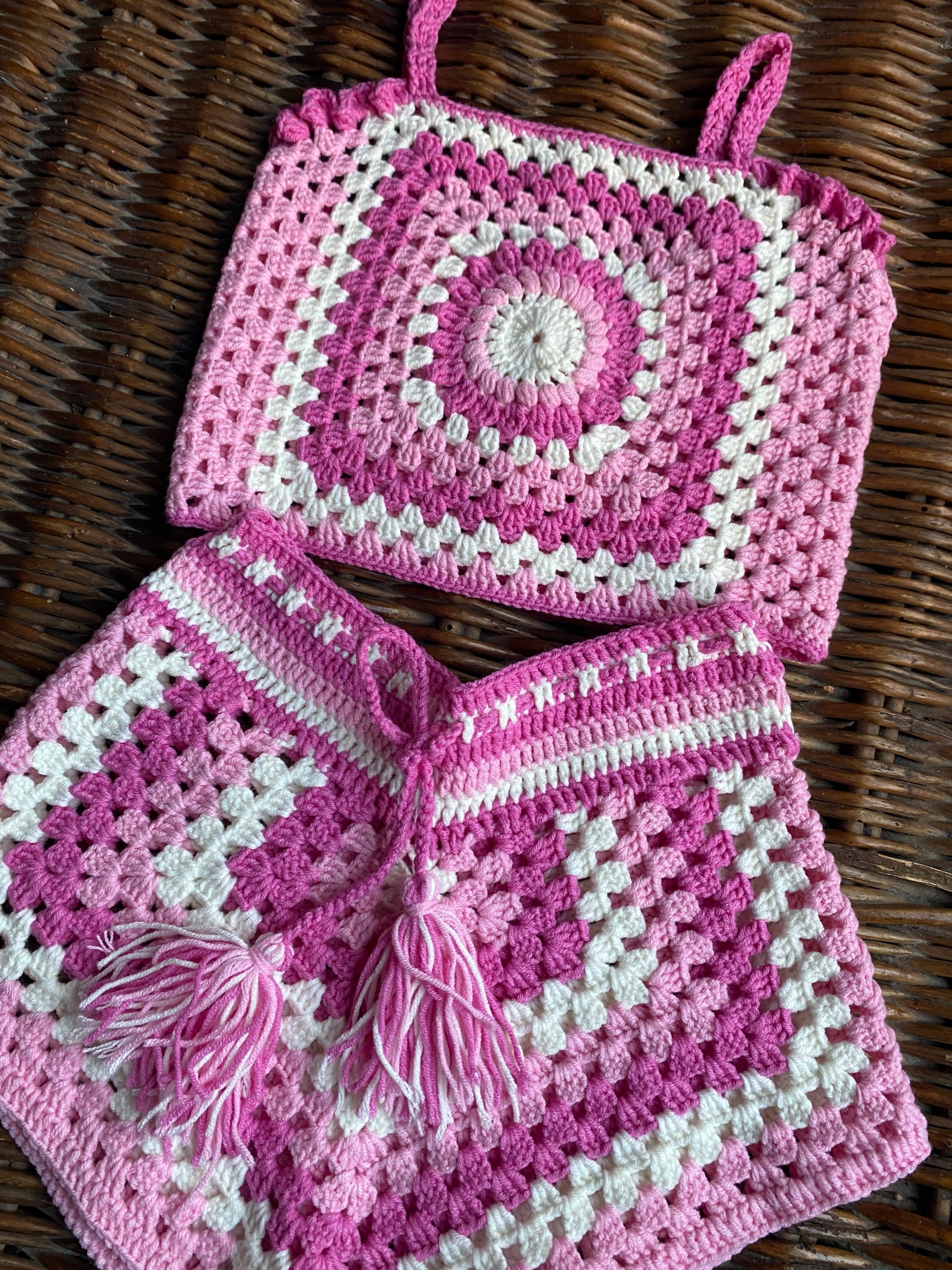 2 Pieces Baby Girl Crochet Set Baby Girl Boho Set Girl Etsy