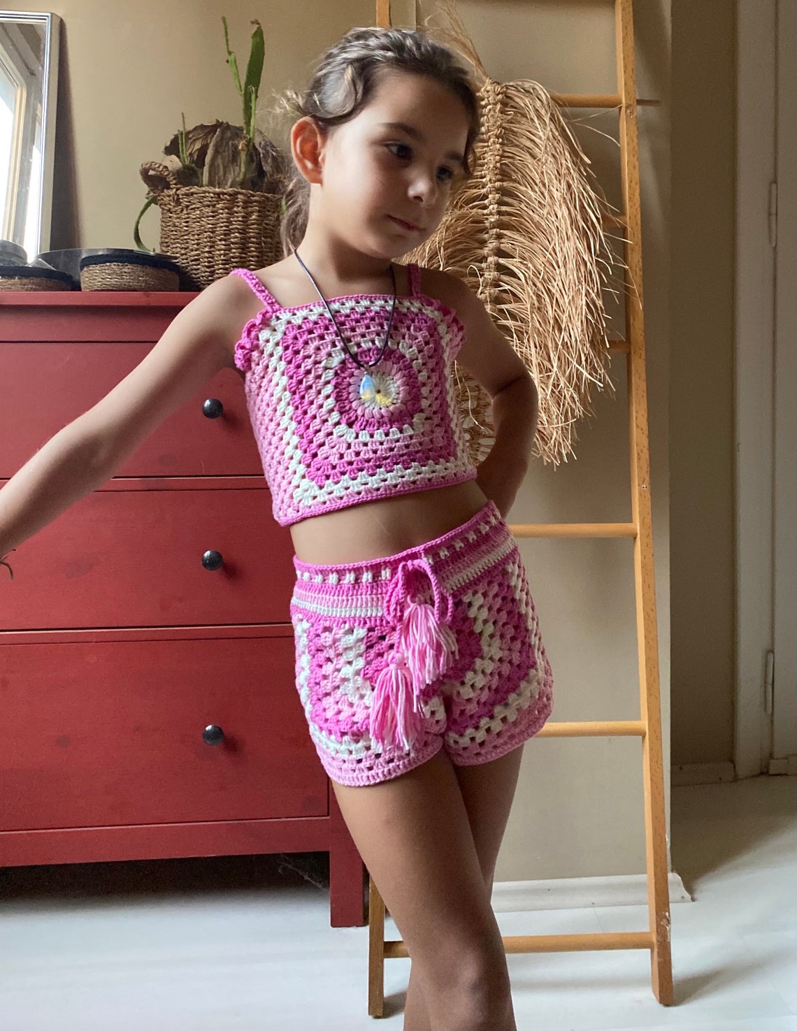 2 Pieces Baby Girl Crochet Set Baby Girl Boho Set Girl Etsy