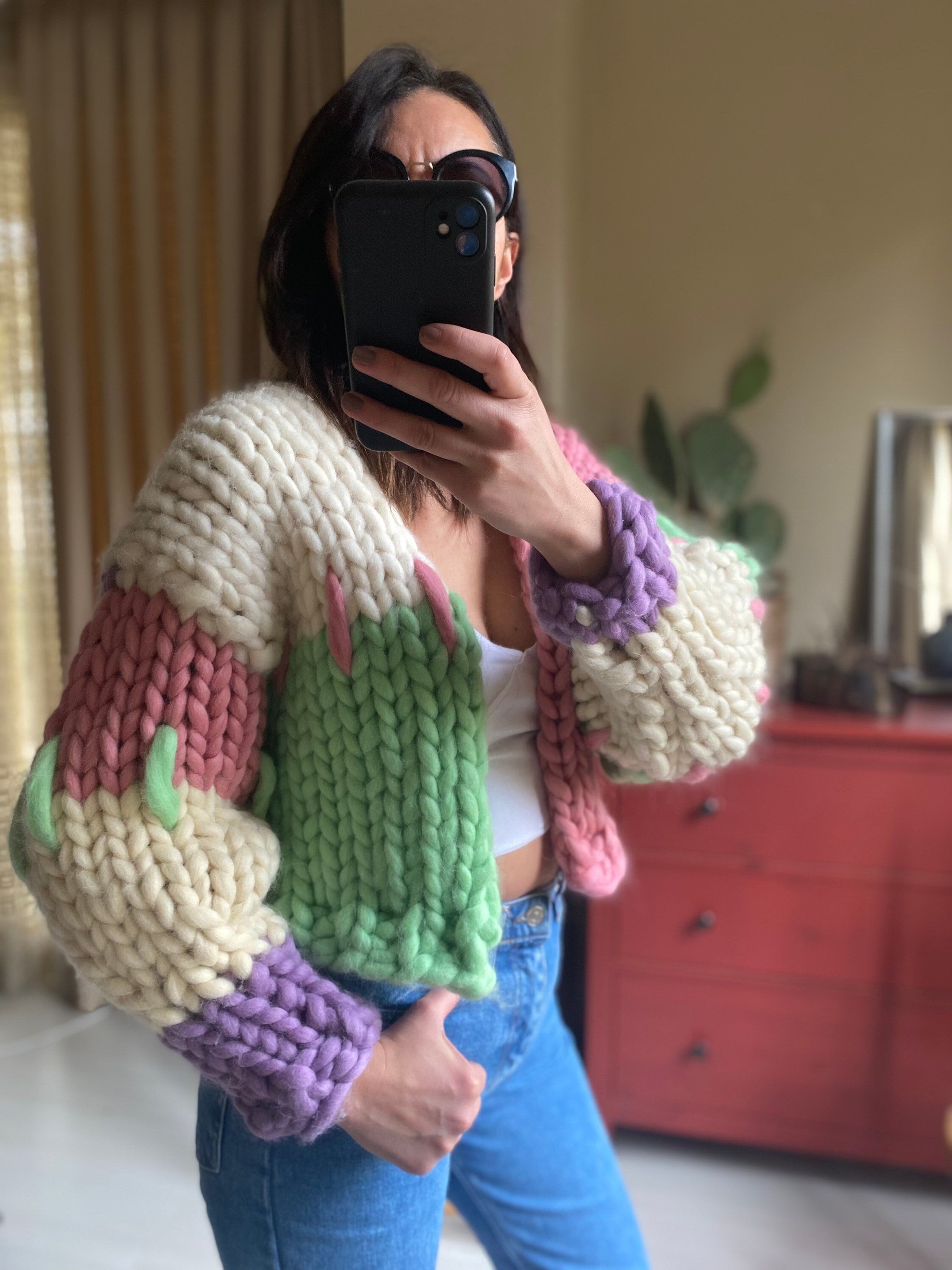 Knit pattern – MYPZ Chunky Funky Mohair Cardigan No.15 (ENG