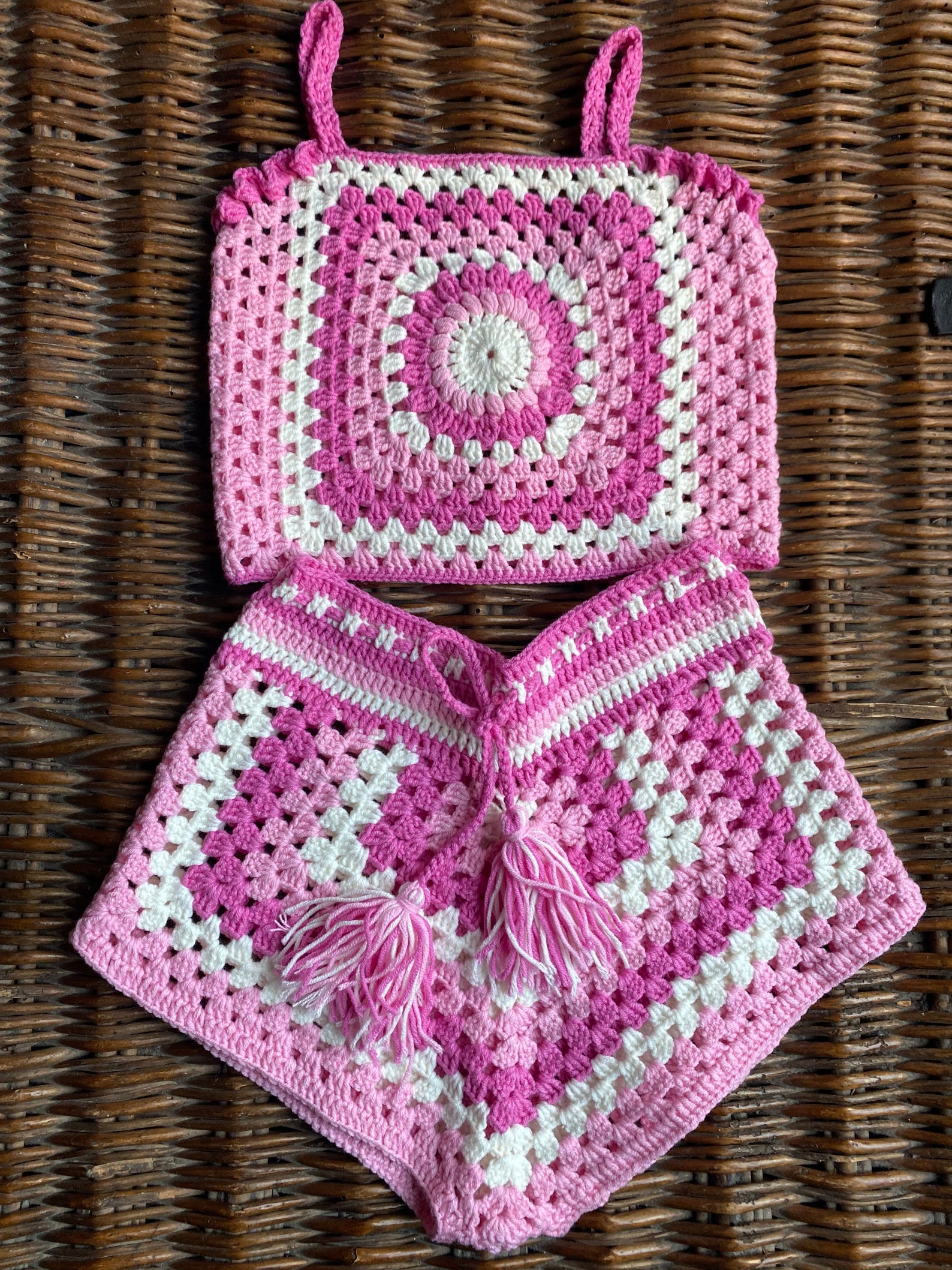 2 Pieces Baby Girl Crochet Set Baby Girl Boho Set Girl Etsy