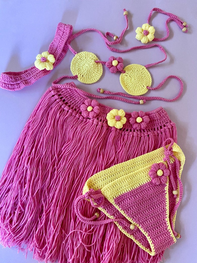 5 Pieces Baby Girl Crochet Setbaby Girl Gift baby Girl Boho Etsy
