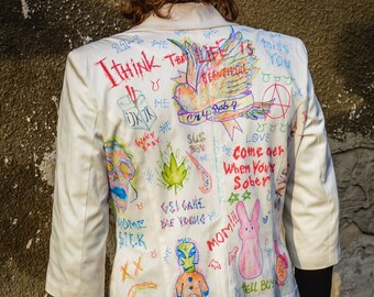 lil peep baseball jacket