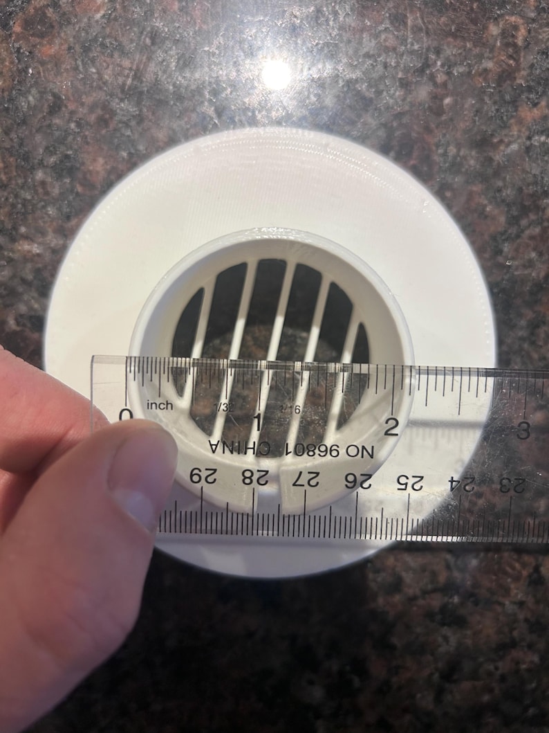 Customizable High-velocity Round Air Vent Cover/plate for 2-inch Duct ...