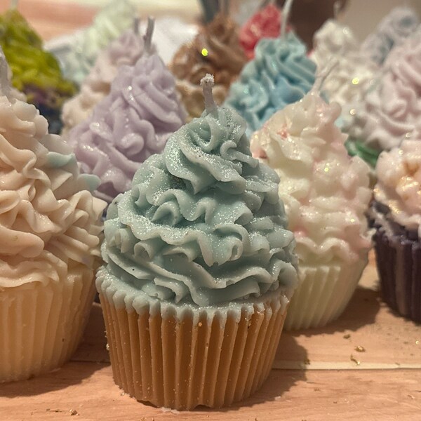 Cupcake Candle Etsy