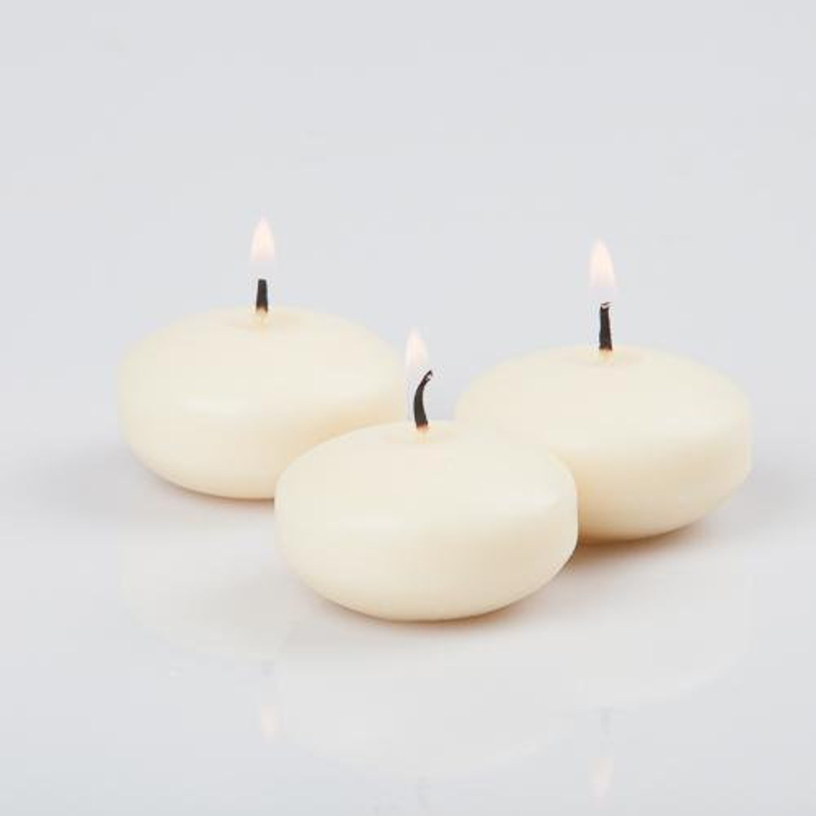Floating Candle 2 in 6HR Burn 2 Custom No Scent Palm Wax Etsy