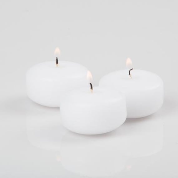 2 inch Round Floating Candle Floater Wedding Party Home Decor Unscented 10 PCS 
