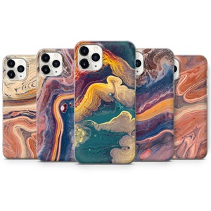 abstract illustration phone case, modern artwork cover for iphone 15 14 13 12 11 XR samsung S23ultra S22 S21FE A54 A34 A14 pixel 8pro 7pro 6