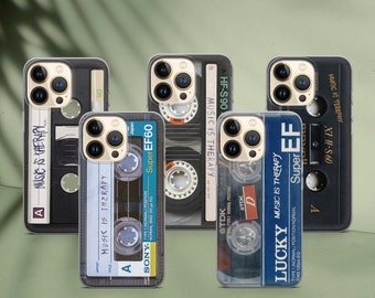 Nostalgia 80s Phone Cover, Vintage Cassette Case for iPhone 16 15