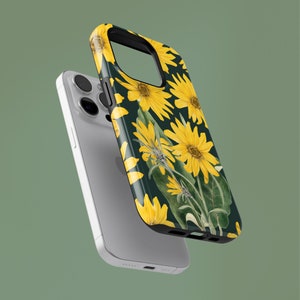 Robuste Handyhülle mit Blumenmuster Botanische Blumenhülle für iPhone 15 14 13 12 11 XR Google Pixel 8 8Pro 7A 6A Samsung S24 S23 S22 A54 Bild 9