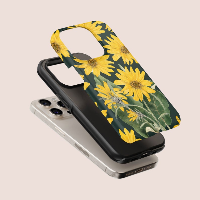 Robuste Handyhülle mit Blumenmuster Botanische Blumenhülle für iPhone 15 14 13 12 11 XR Google Pixel 8 8Pro 7A 6A Samsung S24 S23 S22 A54 Bild 3