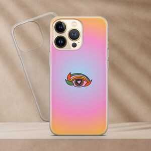 trippy art phone case psychedelic aura cover for iPhone 15 14 13 12 11 XR All Models Samsung S24 S22 S21FE A14 Google Pixel 8 Pro 7 image 2