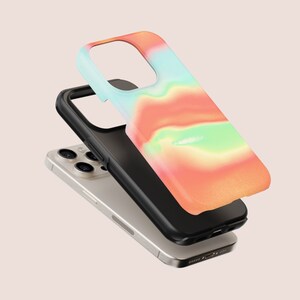 Robuste abstrakte Kunst Handyhülle Healing Aura Cover für iPhone 15 14 13 12 11 XR Google Pixel 8 8Pro 7A 6A Samsung S24 S23 S22 A54 Bild 2