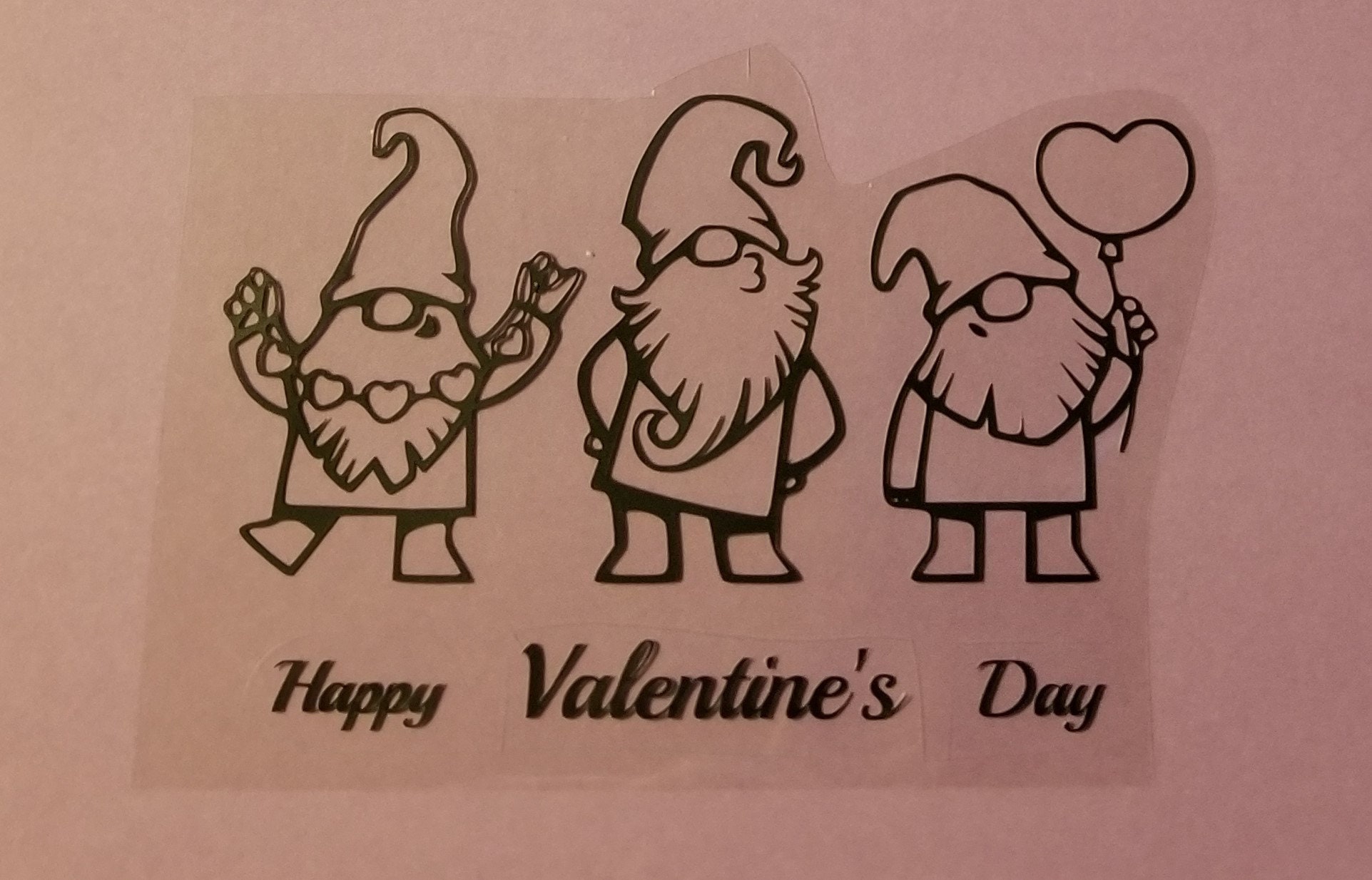 Happy Valentine's Day Gnomes .svg .png .dxf for Cricut & | Etsy