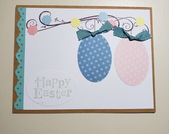 Stampin Up! Happy Easter Hanging Eggs Card