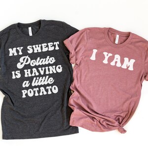 Matching Thanksgiving Pregnancy Announcement Shirt, Fall Pregnancy Shirt, Thanksgiving Couples Maternity Shirt, Gender Reveal, Baby Announce