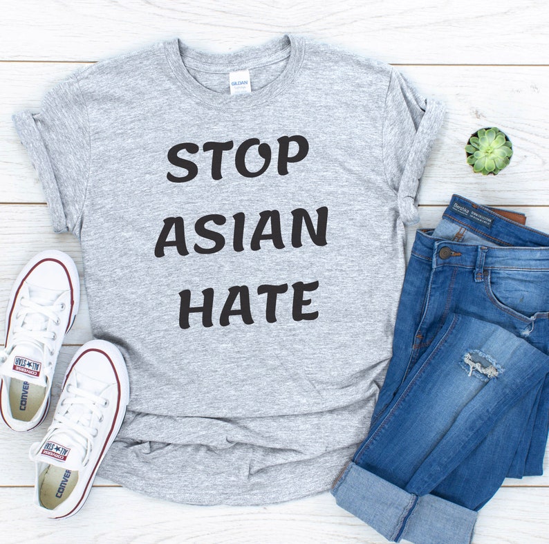 Anti-Violence Anti-Racism Asian Lives Matter Stop Asian Hate T-shirt Anti Racist Social Club T-Shirt AAPI Community Solidarity BLM Shirt