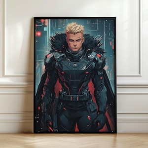 Red Rising Wandkunst, Sevro au Barca, Pierce Brown Fan Art, Drow von Lykos, The Howlers Kunstdruck, Golden Son Art, Reaper Von Mars Fan Art