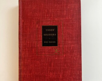 Vintage Modern Library Three Soldiers John Dos Passos 1932