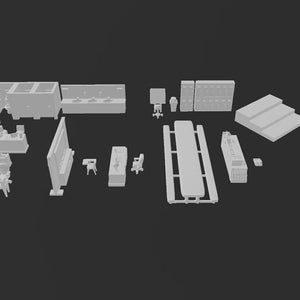 Digital RPG School Miniatures Set: D&D Tabletop Terrain (Digital Download)