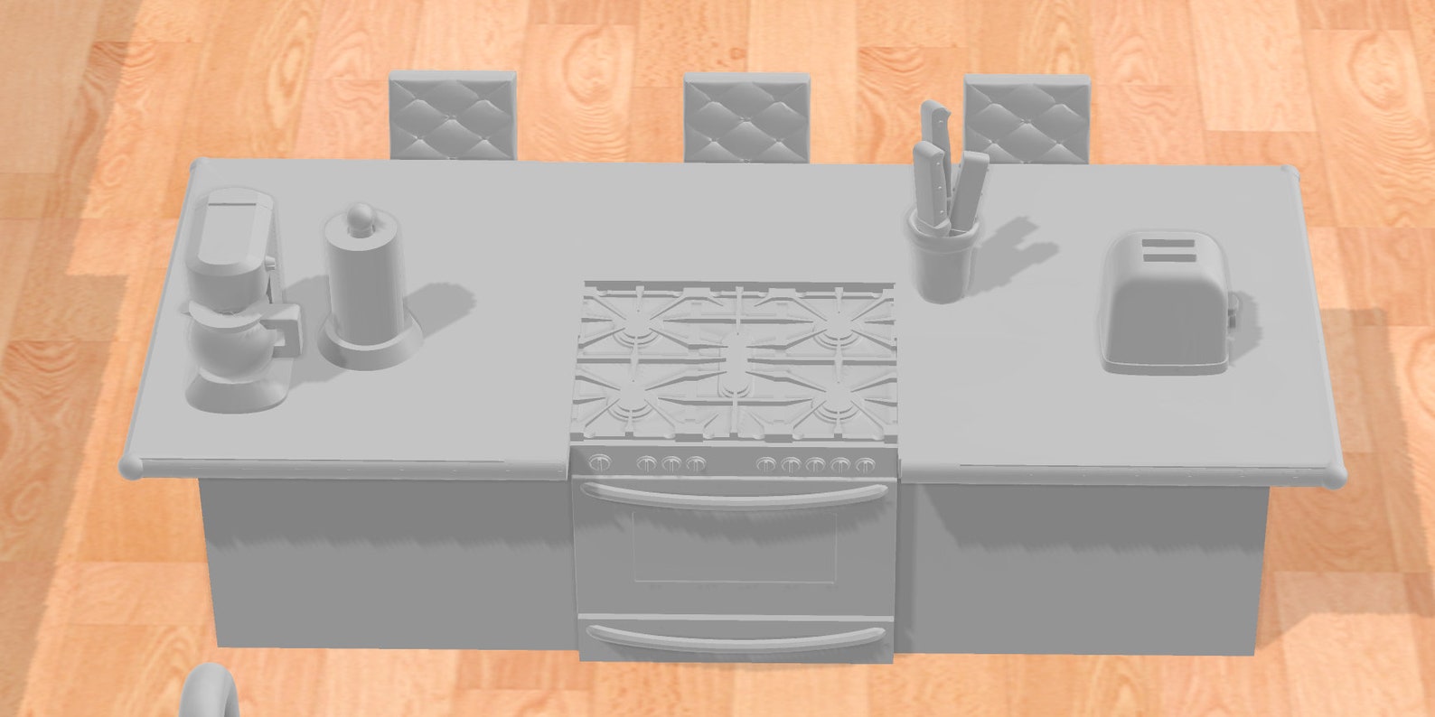 Digital RPG Kitchen Set 2 Tabletop Game Tabletop Terrain Props