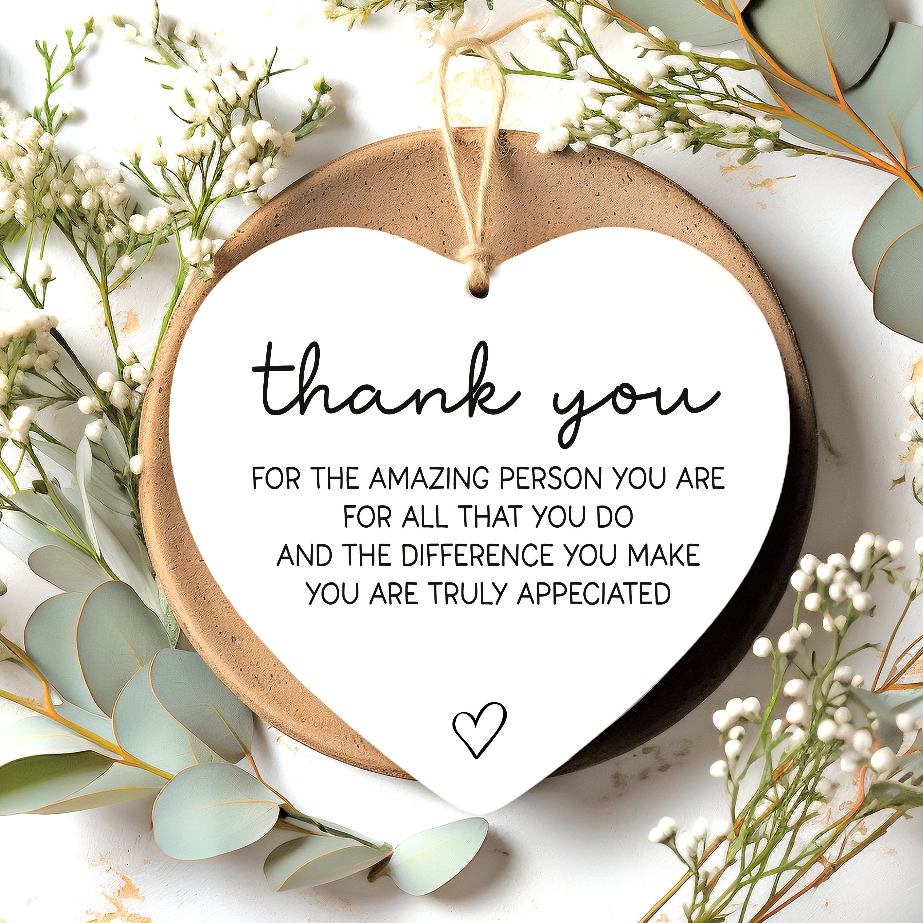 Thank You Gift Appreciation Gift to Say Thank You Keepsake Thank You For Everything Acrylic Gift